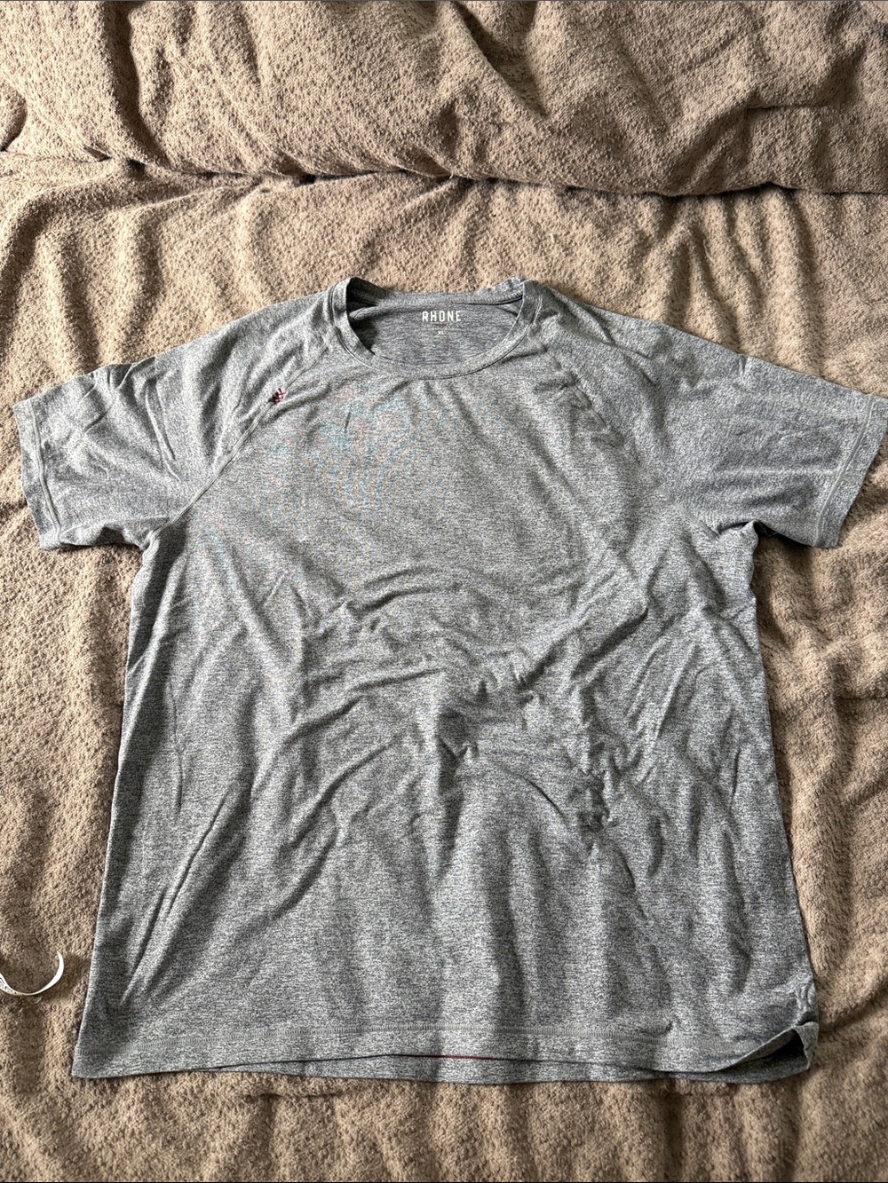 RHONE Men’s Heather Gray Short Sleeve Performance Tee